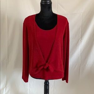 Chico’s Travelers cardigan & tank size 1 small